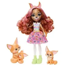 MATTEL HNT60 Enchantimals Filigree Fuchs Familie