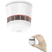 VisorTech Mini-Rauchwarnmelder, 85 dB Feueralarm, 10 Jahre Batterie, EN