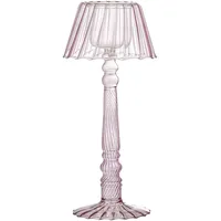 Bloomingville Teelichthalter Cisco Glas Rosa