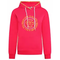 Zwilling Sweatshirt mit aufgestickten Herzen und auffälliger Kontrastnaht an der Kapuze Gr. LXL (L/XL), pink, , 21296338-LXL