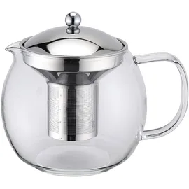 Weis Teekanne aus Borosilikatglas mit Edelstahl-Filter