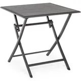 BIZZOTTO Elin Klapptisch 70 x 70 x 71 cm Anthrazit