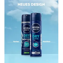 NIVEA Dry Active Deodorant Spray 6 x 150 ml