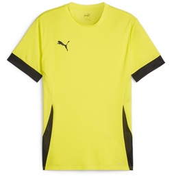 Puma teamGOAL Matchday Jersey, Unisex-Erwachsene Fußballtrikot, Fluro Yellow PES-PUMA Black-PUMA Black,