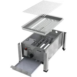 ChattenGlut Gasbräter 1-flammig 340 x 530 x 270 cm Edelstahl inkl. Rost