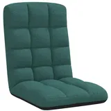 vidaXL Bodenstuhl Faltbar 71 x 51 x 62 cm Dunkelgrün mit Liegeposition