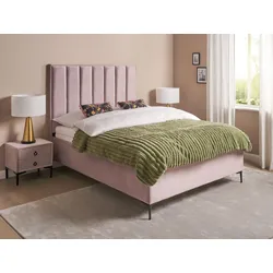 Schlafzimmer komplett Set 3-teilig rosa 140 x 200 cm SEZANNE