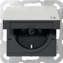 Gira Schuko-Steckdose Weiß