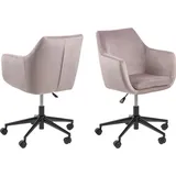 VCM Noel Drehstuhl Stoff Dusty Rose
