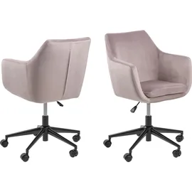 VCM Noel Drehstuhl Stoff Dusty Rose