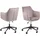 VCM Noel Drehstuhl Stoff Dusty Rose