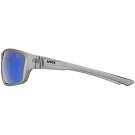 Uvex Sportstyle 230 - Smoke Matt - Mirror Blue