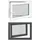 vidaXL Kellerfenster RISOR 80 x 50 cm grau