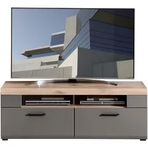 Innostyle TV-Schrank FUN PLUS II 2 Schubkästen, Softclose, ABS Kantenschutz grau