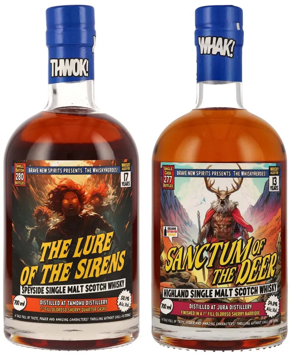 The Whisky Heroes - Tamdhu 17 Jahre + Jura 13 Jahre - Set - Single...