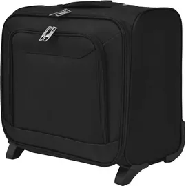 vidaXL Pilottrolley 2-Rollen Cabin 24 cm / 39 cm / schwarz
