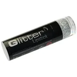 Glitzer Glitter Silber Lipstick Lippenstift - OS
