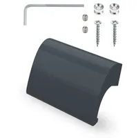 Vershy Deluxe Balkontürgriff für Außen - Extrem stabiler Terassentür Ziehgriff - Griff für Balkontür - aus Aluminium hergestellter Griff für Balkontür Außen (Anthrazit)