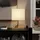 Homcom Tischlampe Weiß