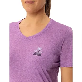 Vaude Skomer Print Iii Kurzarm-t-shirt - Magenta - 34