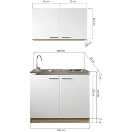 Respekta Merle Glaskeramikkochfeld rechts weiß