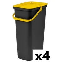 TONTARELLI Recycling Papierkorb Tontarelli Moda Gelb 38 L [4