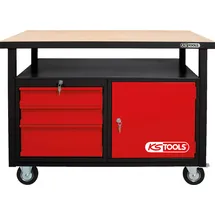 KS Tools Werkbank mit 3 Schubladen und 1 Tür