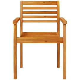 vidaXL Gartenstuhl 59 x 55 x 85 cm braun 4 St.