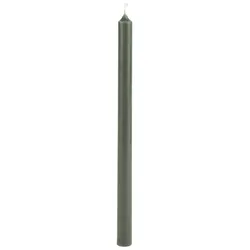 IB Laursen Dünne hohe Kerze 20cm, moosgrün