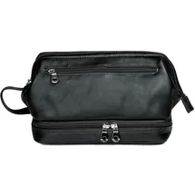 Harold's Country Kulturbeutel Leder 27 cm schwarz