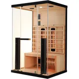 Sano Infrarotsauna BILLUND 2 Infrarotkabine 2 Person 5 Strahler 1850 W Sauna