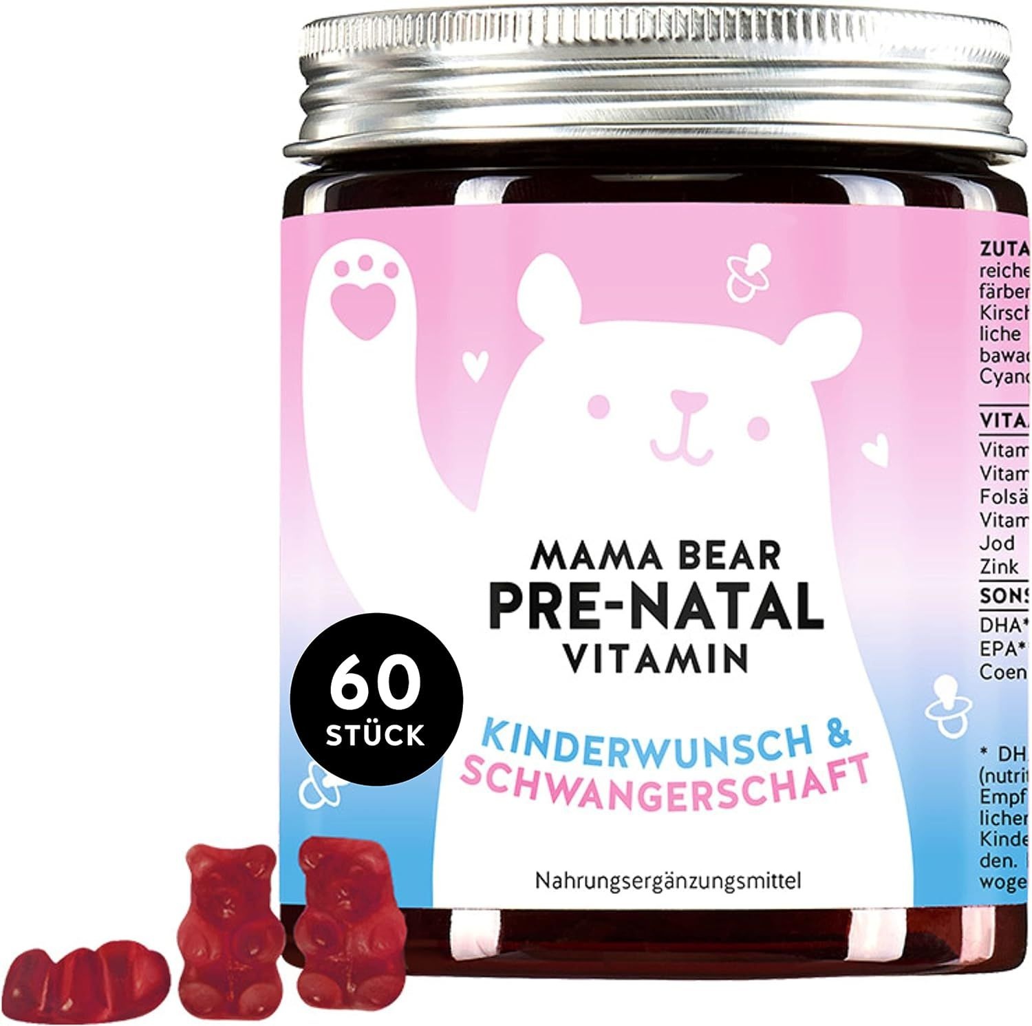 Bears with Benefits Mama Bear Pränatal 60 St Frauen