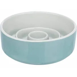 Trixie Slow Feeding Napf, grau/blau