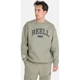 Reell Sweatjacke Crewneck Grün XL