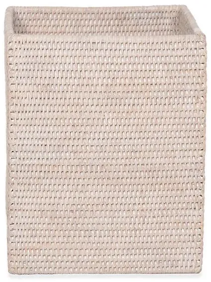 Decor Walther BASKET QK Papierkorb - Rattan hell