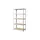 Songmics Lagerregal Metall 100 cm x 200 cm Silber