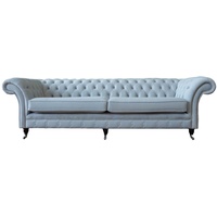 JVmoebel Chesterfield-Sofa, Sofa Chesterfield Klassisch Design Wohnzimmer Sofas Couch grau