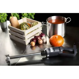 Royal Catering Stabmixer Pürierstab Handmixer 500 W - 400 mm - einstellbare Geschwindigkeit - 6000 bis 18 000 U/min stufenlos, Spritzschutz, Mixstab Edelstahl Profi Mixer