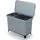 KEDEN Recycling-Sortiersystem 57 x 29 x 41 cm 2-tlg. grau