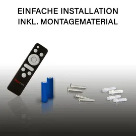 MegaLight LED Deckenleuchte Asteroids schwarz Ø 35cm