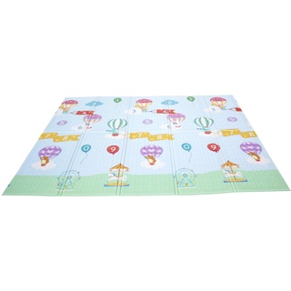 Teamson Kids Fantasy Fields Heißluftballons Kinder Sanft Baby Spielmatte 1.97m x 1.54m PS-PM002