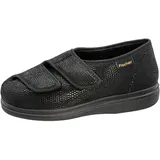 Fischer Markenschuh Fischer Herren Ortho Flache Hausschuhe, Schwarz Schwarz 222, 41 EU Weit