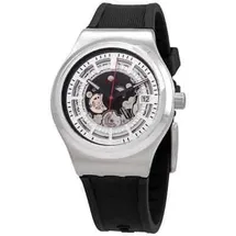 Swatch SISTEM THROUGH AGAIN Automatikuhr Silber 41 mm YIS431
