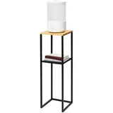 Yamazaki Tower 2-stöckiges Regal 25 x 25 x 80 cm Schwarz