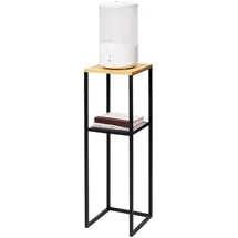 Yamazaki Tower 2-stöckiges Regal 25 x 25 x 80 cm Schwarz