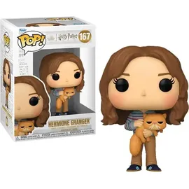 Funko Harry Potter Sammelfigur Hermione Granger mit Crookshanks 9 cm
