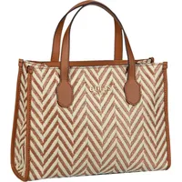 GUESS Handtasche Silvana 2 Compartment Handtaschen Hellbraun Damen