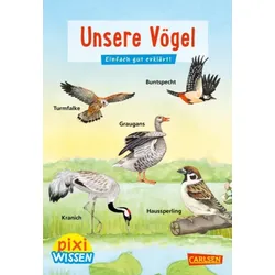 CARLSEN 123165 Pixi Wissen 108: Unsere Vögel