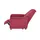 Polstermöbel Oelsa Fernsehsessel Sarah Flachgewebe 91 x 103 x 97 cm Rot elektrisch