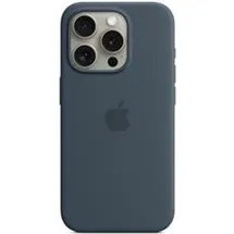 Apple iPhone 15 Pro Max Silikon Case sturmblau